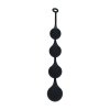 Silicone Waterdrop Anal Balls - XXL - 60mm - Black